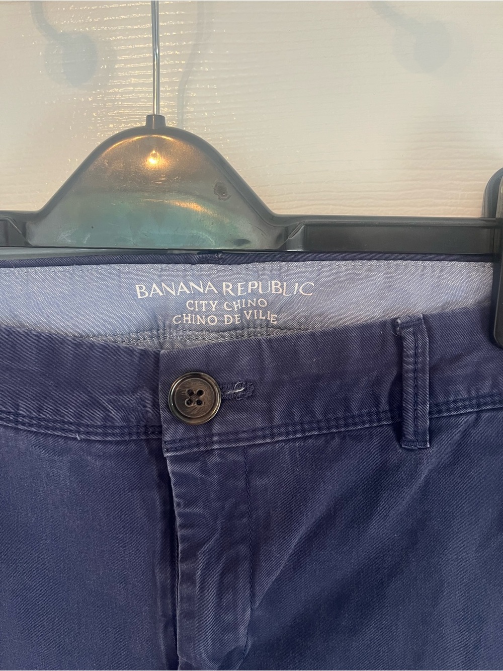 Banana Republic City Chino Navy Blue Pants Size 6